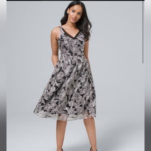 White House, Black market fit and flare dress